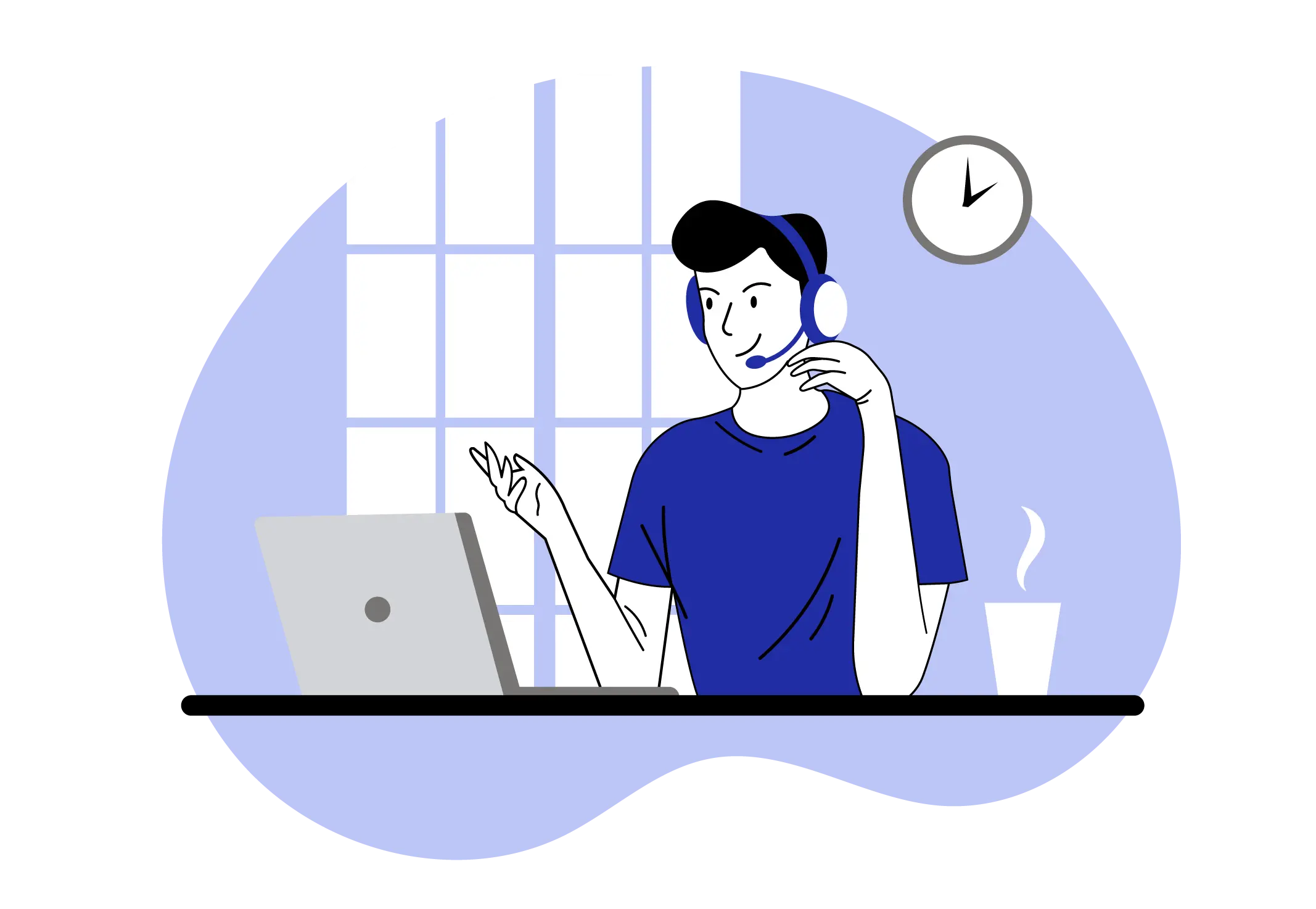 Contact Us Illustration